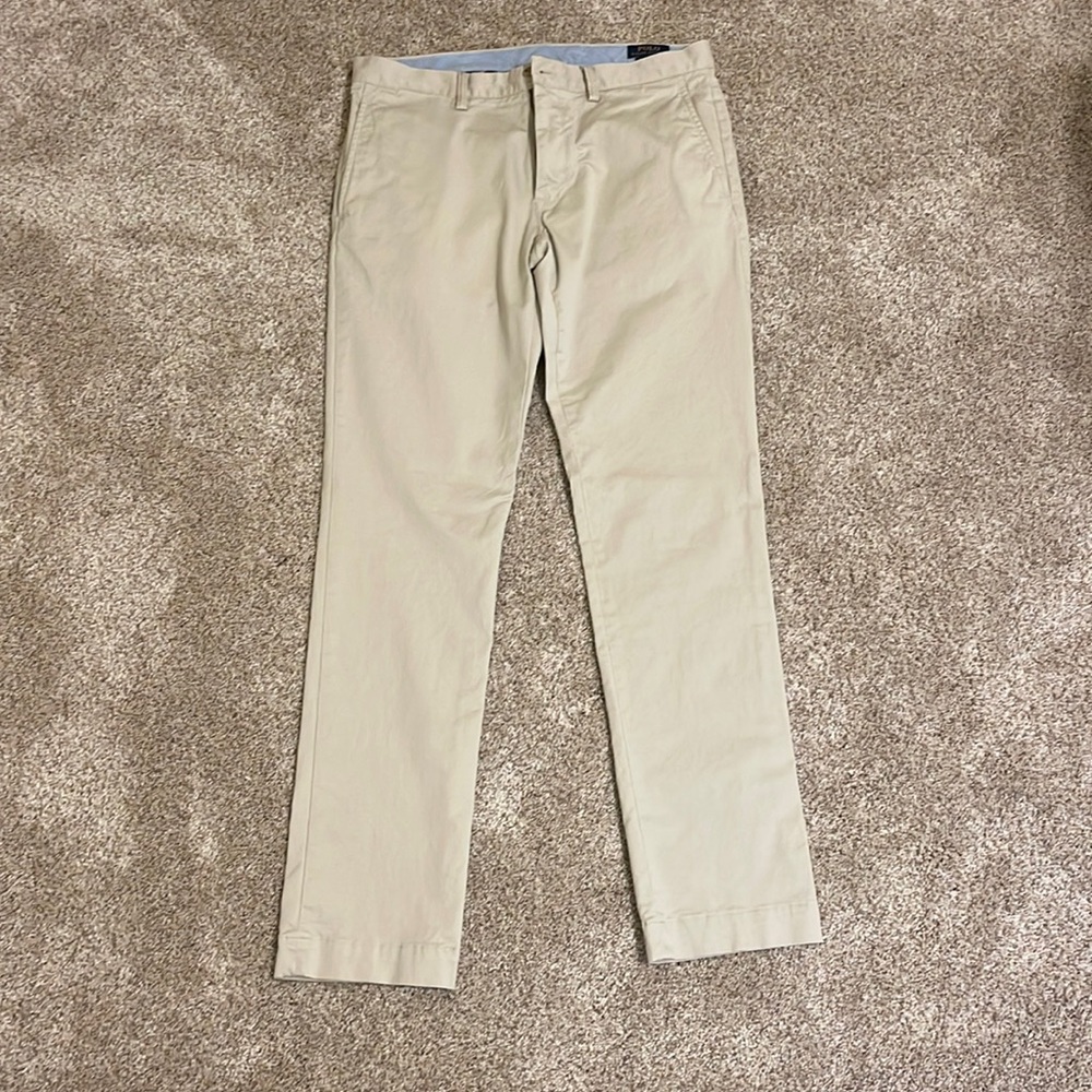 Polo men’s khaki pants slim fit